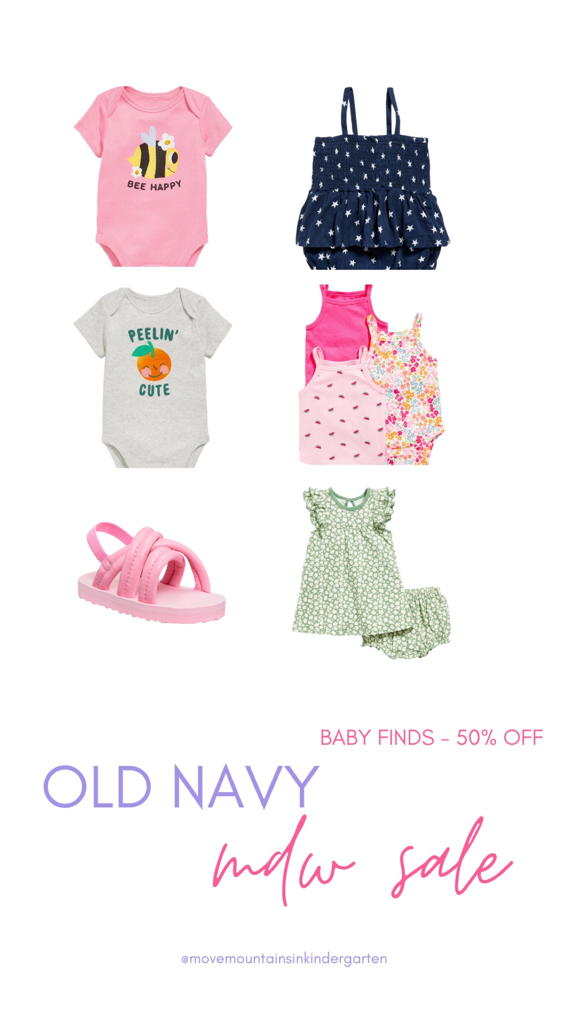Old Navy is 50% off all weekend! Online & in store 

#LTKBaby #LTKStyleTip #LTKSaleAlert