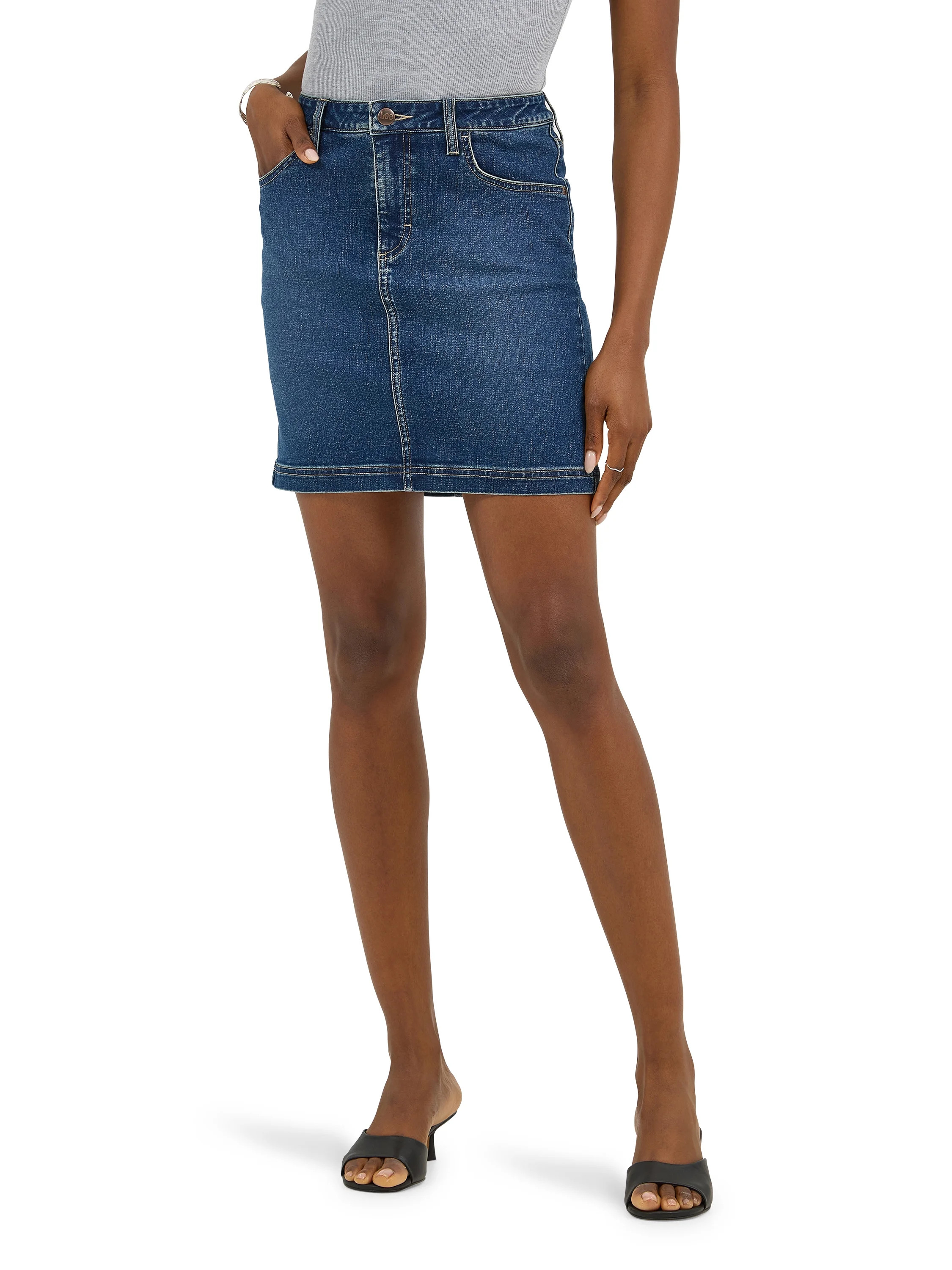 Lee® Women's Mid Rise Skort, Sizes 4-20 | Walmart (US)