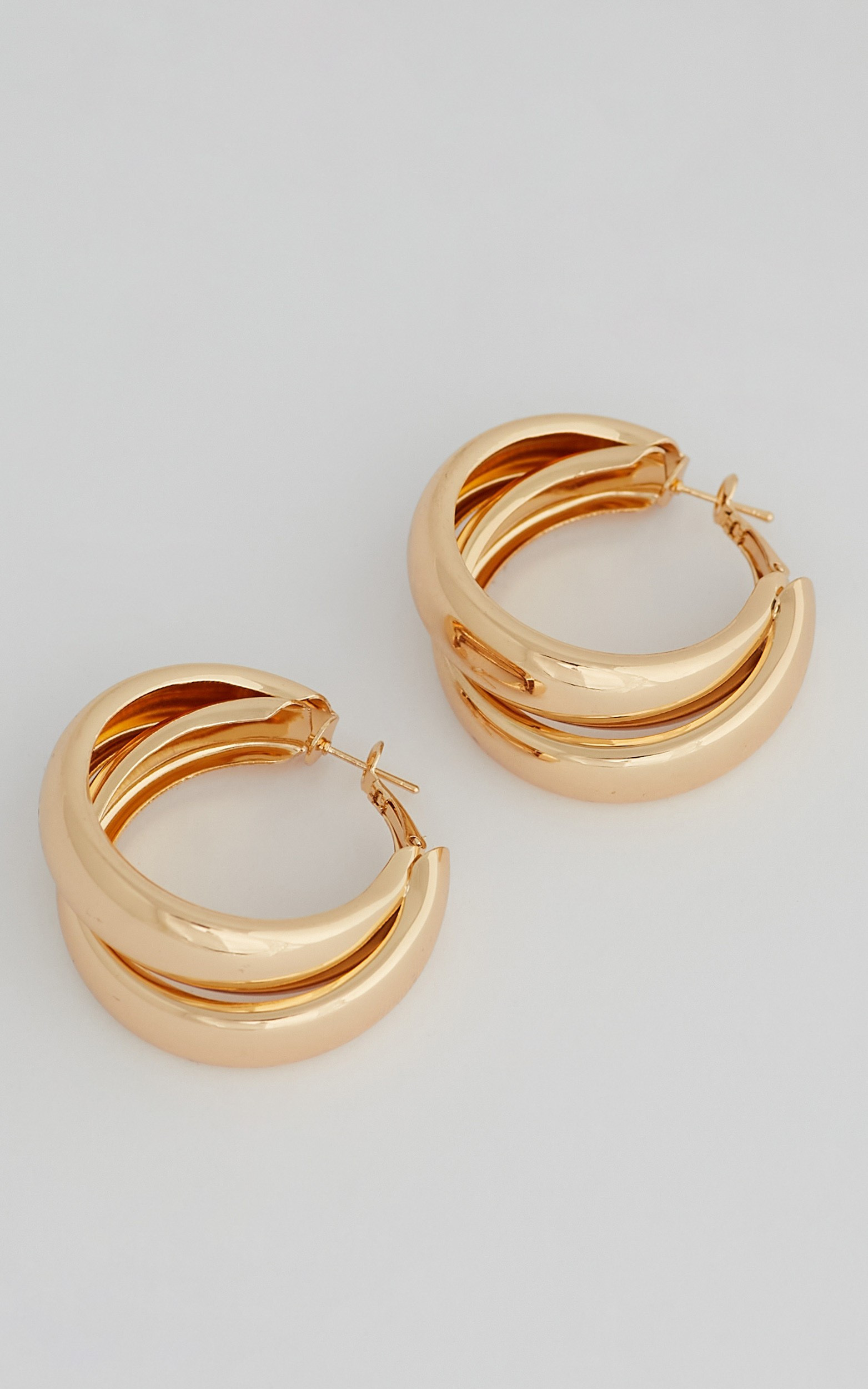 Tia Earrings in Gold | Showpo - deactived