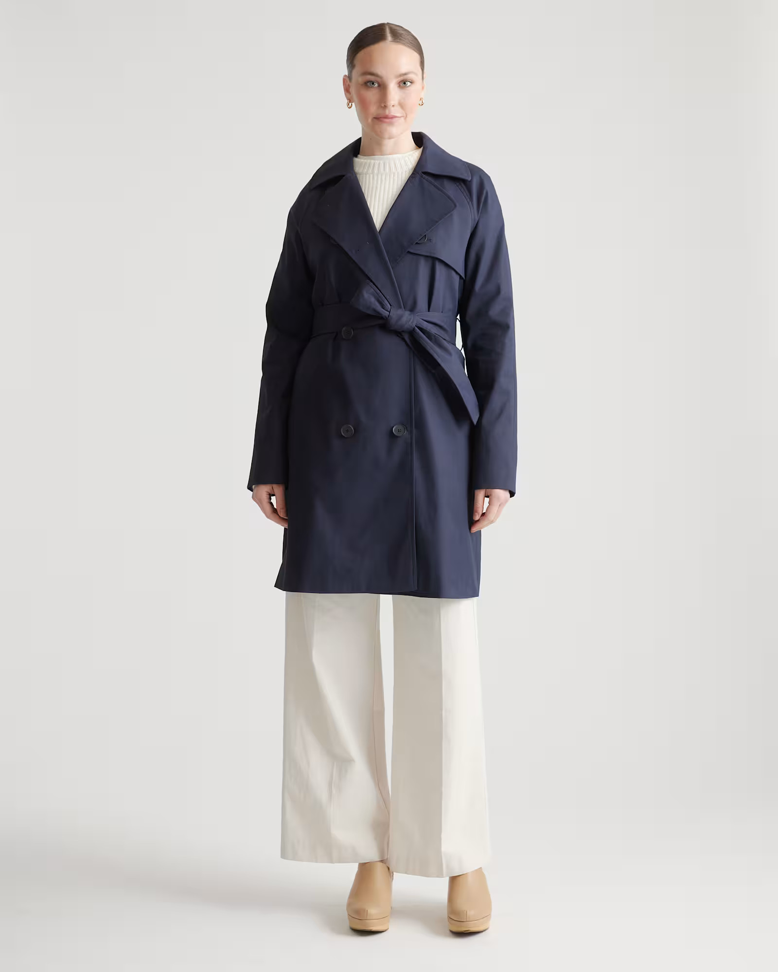 Comfort Stretch Trench Coat | Quince