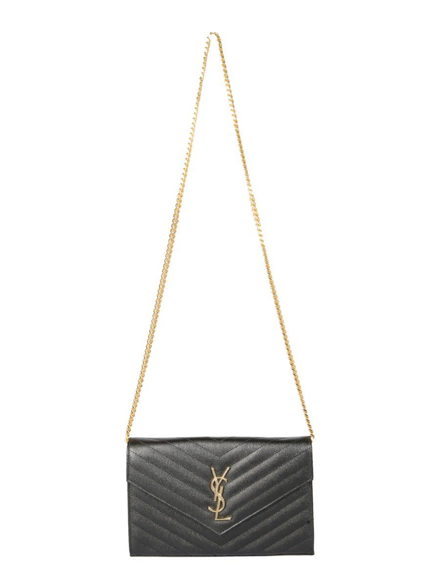 Saint Laurent Monogram Chain Wallet | Cettire Global