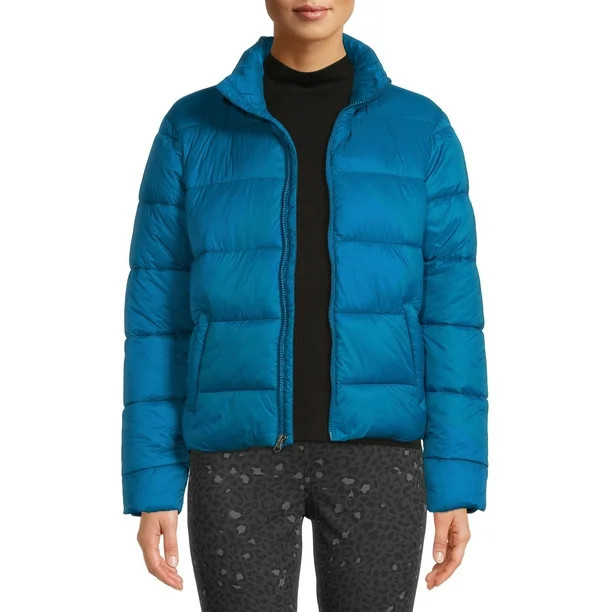 Time and Tru Women's and Women's Plus Puffer Jacket | Walmart (US)