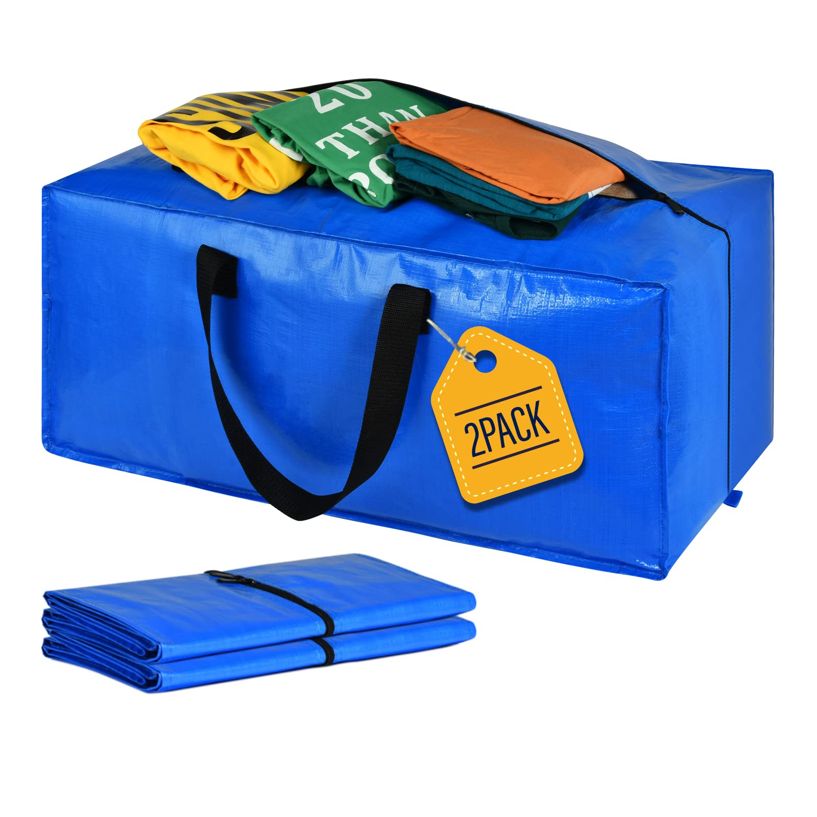 Moving Bags, Storage Totes, Extra Large Storage Bags for Moving Supplies, College Dorm Essentials... | Amazon (US)