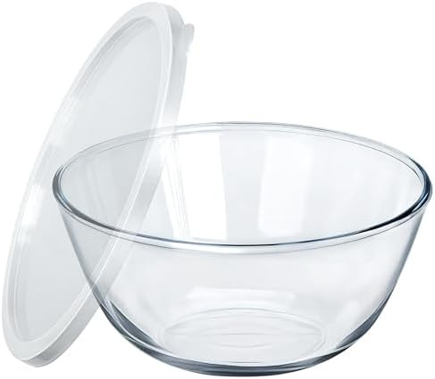 OZY Large Glass Bowl for Sourdough Bread Making,4.9 Quart Glass Mixing Bowl for Sourdough Bread w... | Amazon (US)