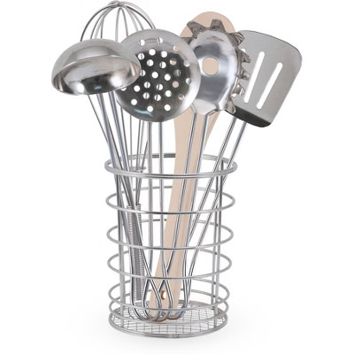 Melissa & Doug Stir and Serve Cooking Utensils (7pc) - Stainless Steel and Wood | Target