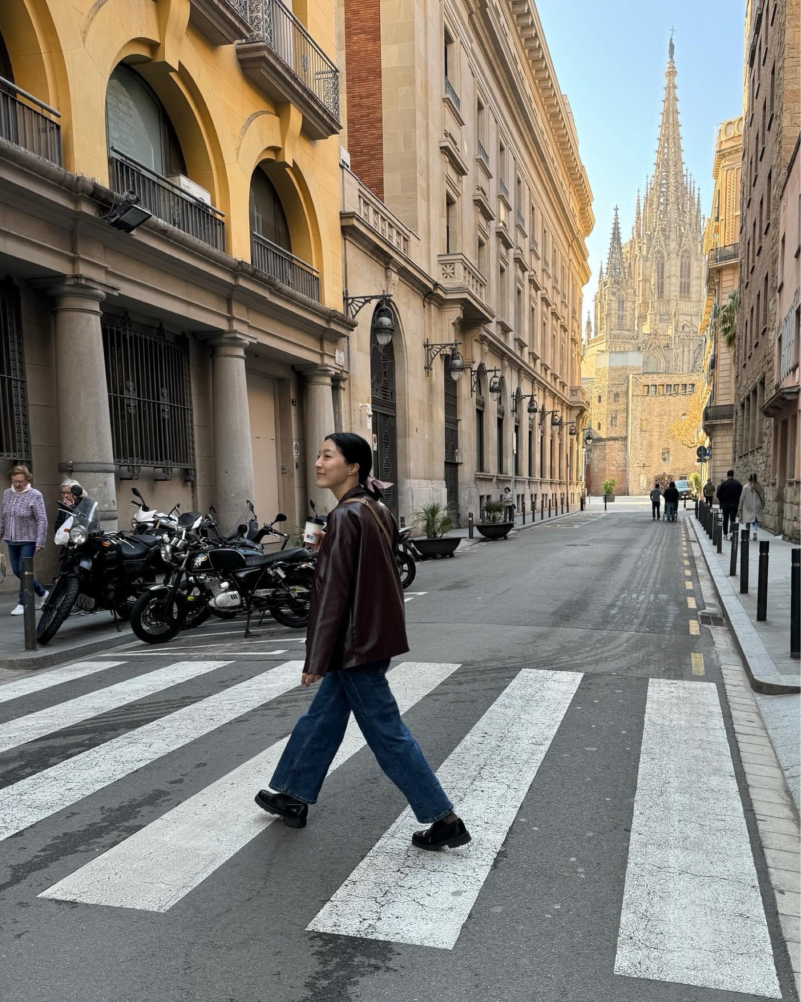 Jacket is from nuuly (wearing small). Jeans are size 27 (wanted them loose) and loafers fit true to size at 7.5

#LTKeurope #LTKtravel