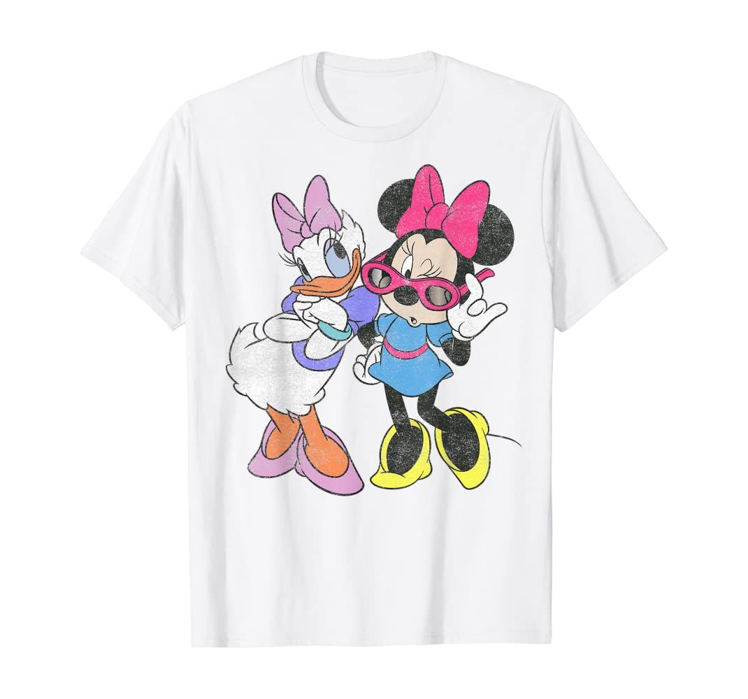 Disney Mickey And Friends Daisy & Minnie Fashion T-Shirt | Amazon (US)