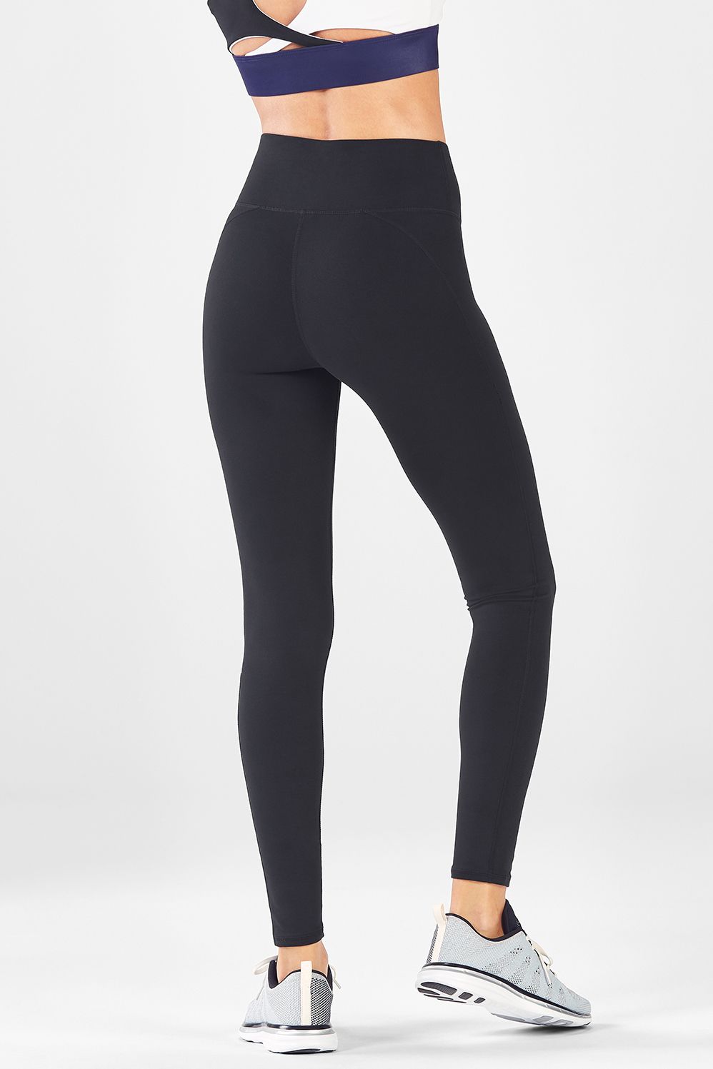 Fabletics Tight High-Waisted Solid Powerhold® Legging Womens Black Size XXS | Fabletics