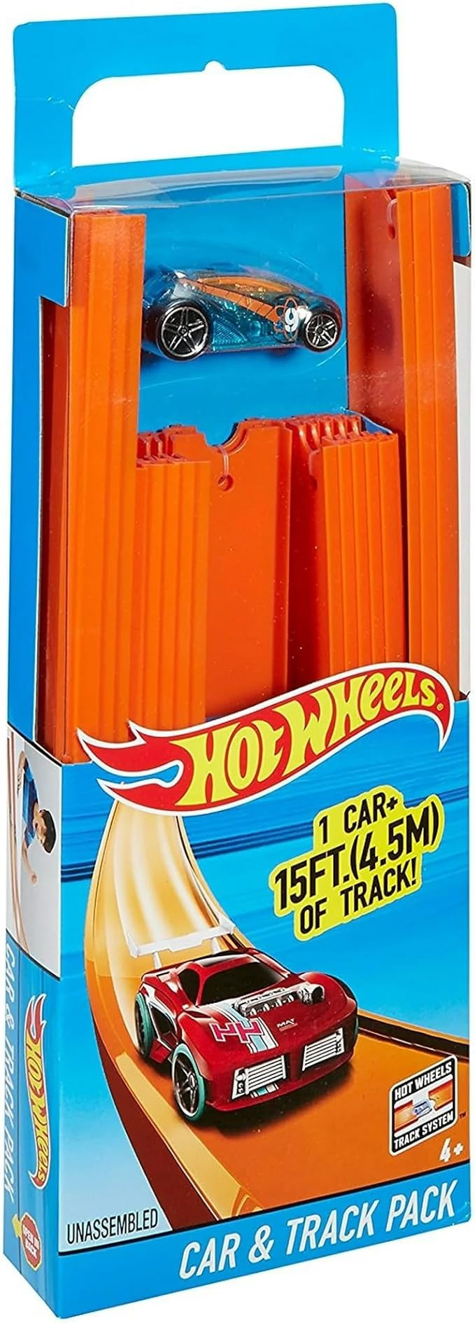 Hot Wheels Bht77 Hot Wheels Car And Track Pack | Amazon (US)