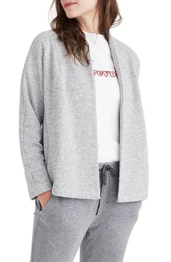 Women's Madewell Terry Swing Jacket, Size Small - Grey | Nordstrom
