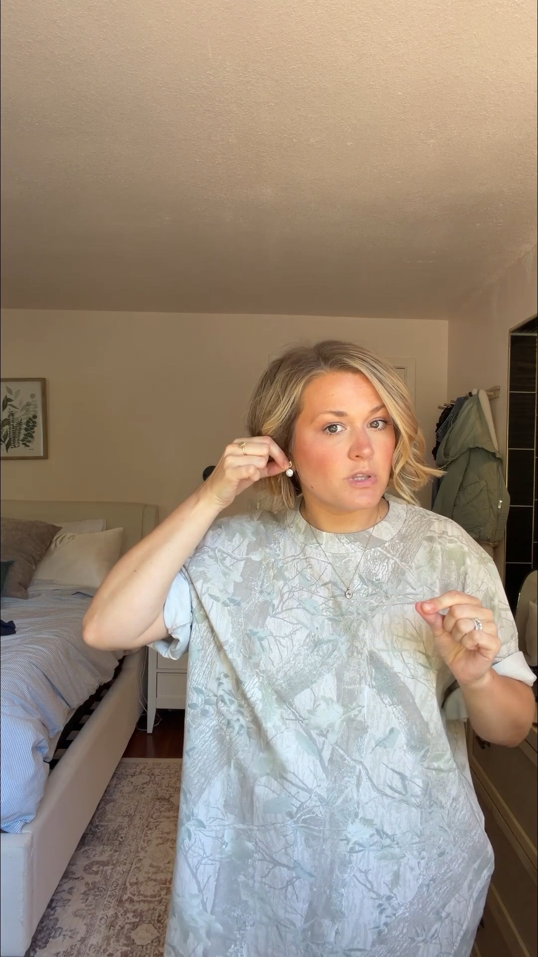 Casual spring outfit idea!! Wearing M in tee, shorts run tts. I also ordered the Abercrombie version so linking those as well, you can use code SUITEAF for an extra 15% off this weekend!

#LTKootd #LTKgrwm #LTKSaleAlert