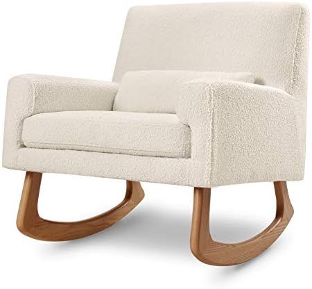 Nursery Works Sleepytime Rocker in Performance Cream Eco-Weave with Walnut Legs, Water Repellent ... | Amazon (US)