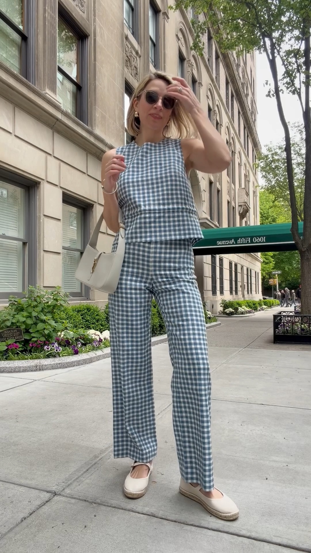 Gingham set. Spring outfit  

#LTKSeasonal #LTKOver40 #LTKootd