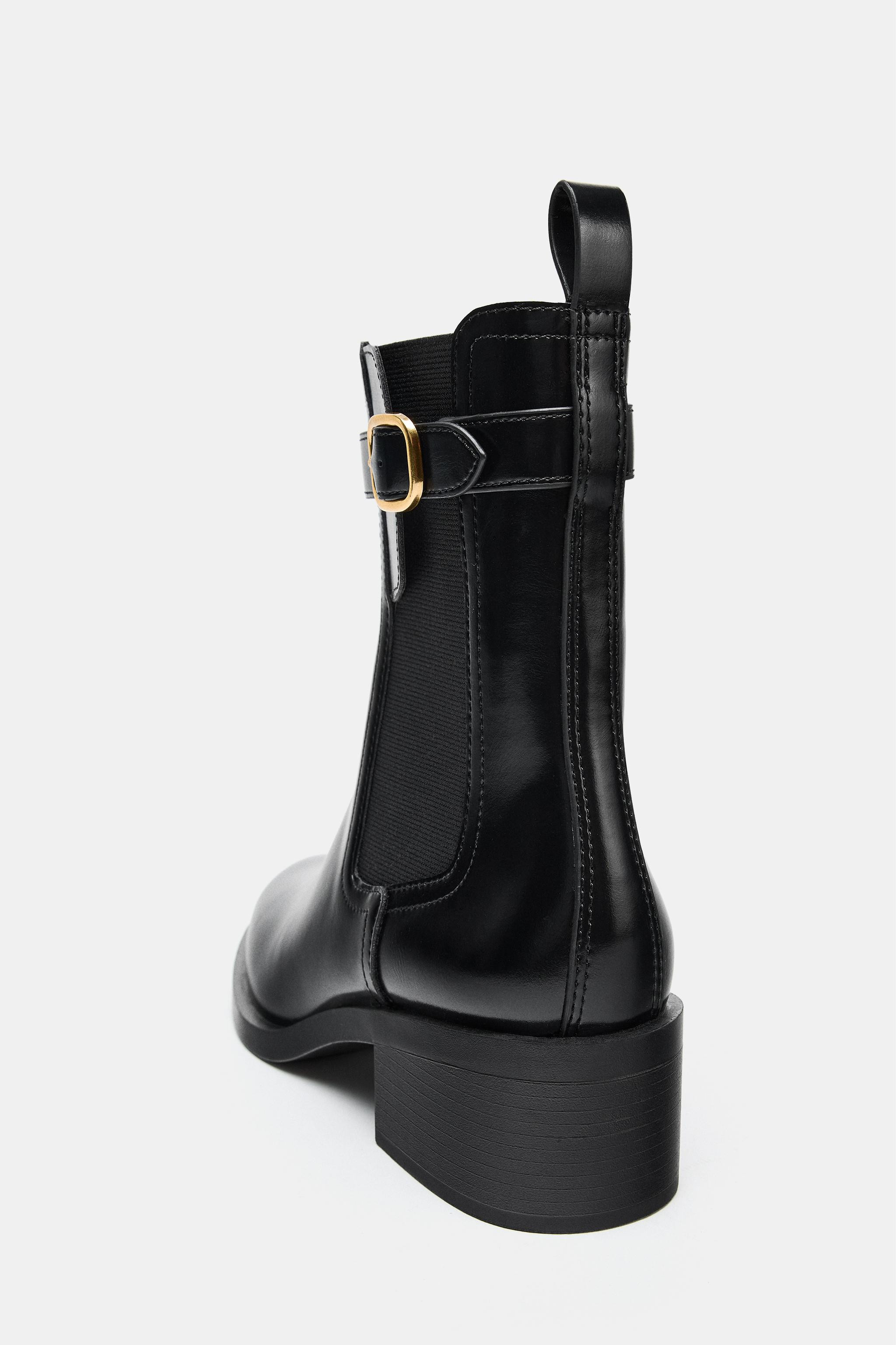 BUCKLE DETAIL ANKLE BOOTS | Zara US