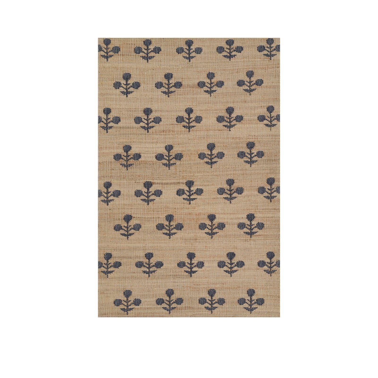 Orchard Bloom Rug in Navy | Brooke and Lou