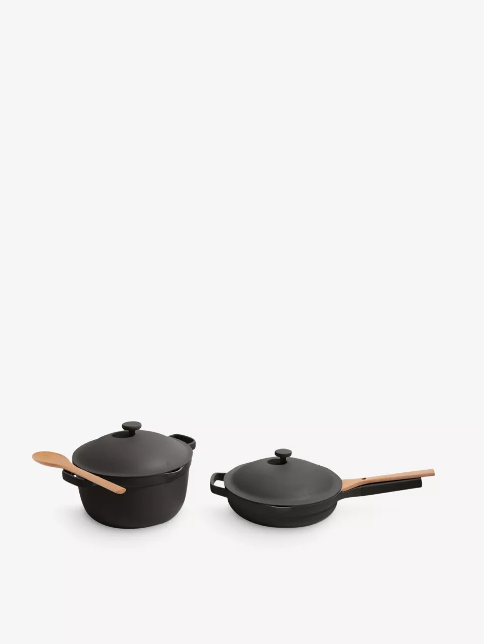 Home Cook Duo ceramic pot and pan two-piece set | Selfridges