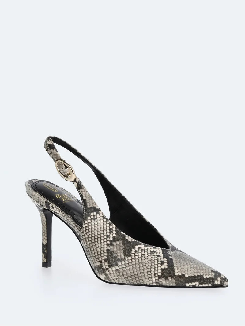 Devil Wears Prada Scoop Collection Women's Pointed Toe Slingback Heels | Walmart (US)