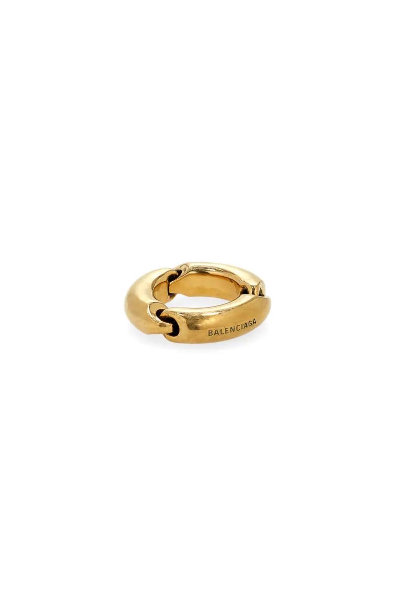 Balenciaga Logo Chain Link Ring | Nordstrom | Nordstrom