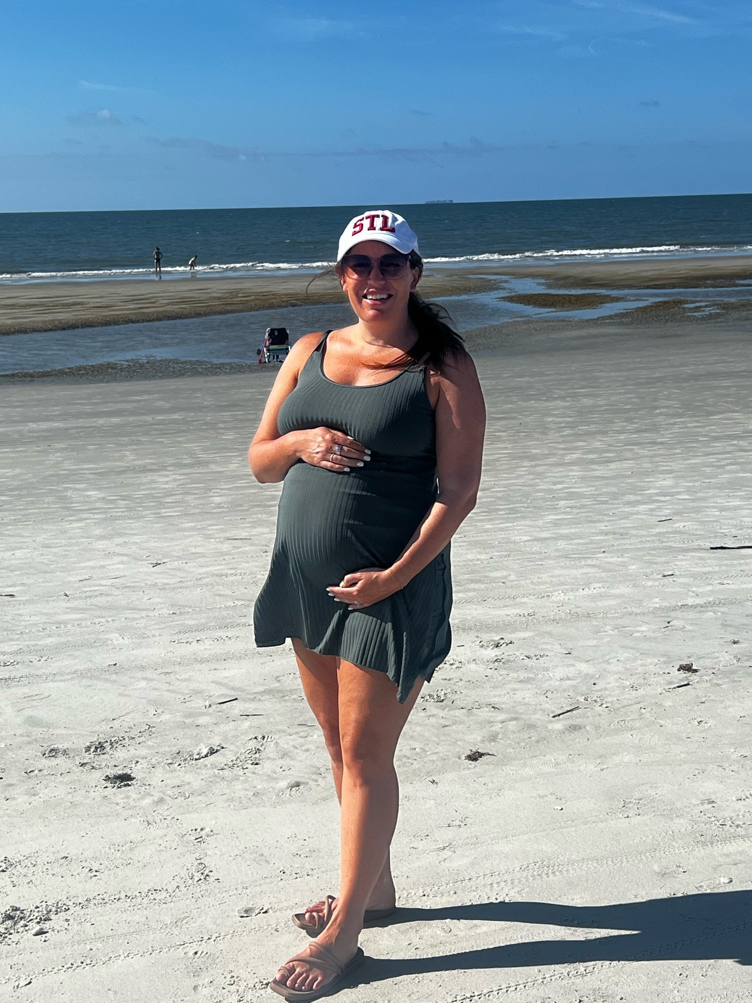 maternity dress swimsuit 🏖️💕

#LTKSwim #LTKBump #LTKmomlife