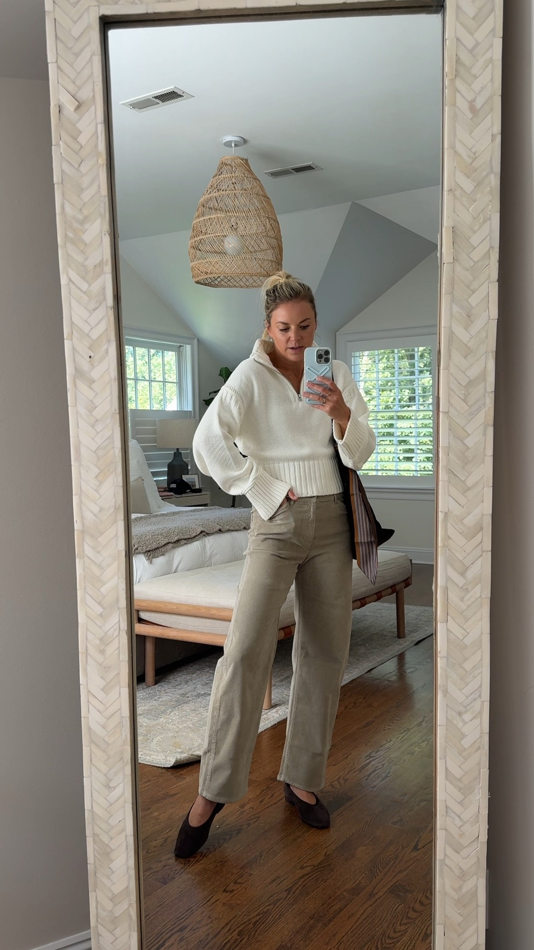 Finally tried out the viral tiny rollneck sweater and I love it! Pairs perfectly with higher waisted bottoms for fall. I went size small/tts, but size up 1 if you want more of an oversized look. 
•small top,tts
•26R bottoms, tts, I’m 5’5
•flats fit tts

@jcrew #injcrew #ad

#LTKmomlife #LTKgrwm #LTKdayinmylife