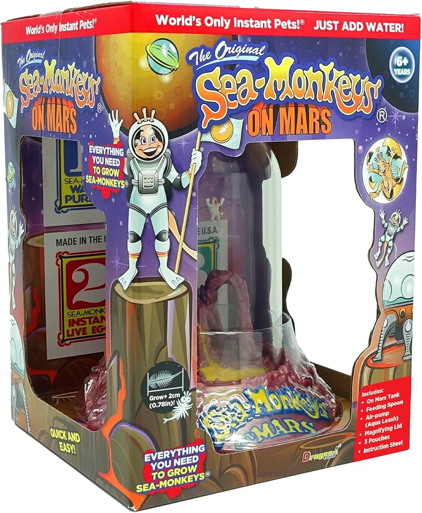 Sea-Monkeys® On Mars - World's Only Instant Pets® - Ages 6+ (Pack of 1) | Amazon (US)