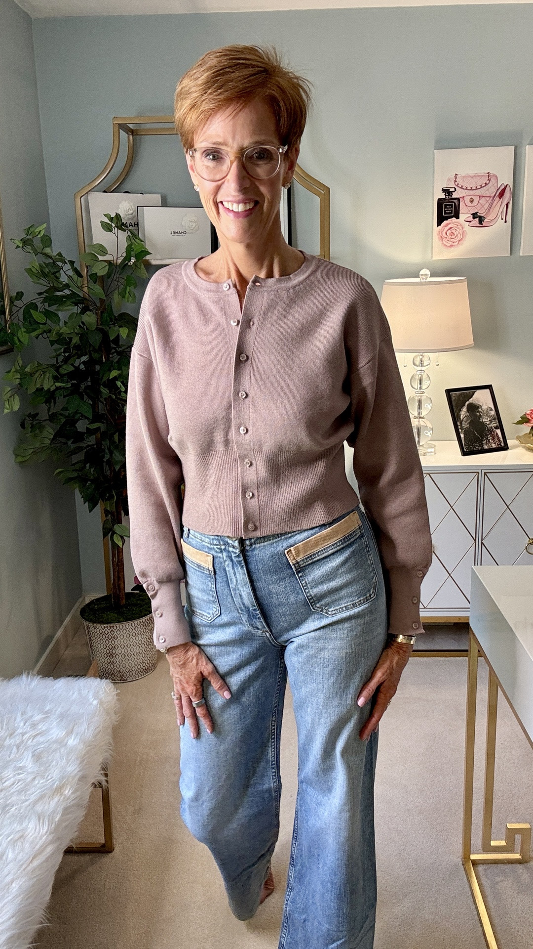 Trying the larger size jeans.

Fall Anthropologie At-Home Try-On

Four fall arrivals. But which ones are actually worth keeping?

Want the links sent to you? Comment SHOP and I’ll DM them!

I tried everything on at home so you can see how these pieces look as real outfits — from an easy burgundy midi dress and a brown cardigan with wide-leg jeans to cashmere with dark-wash denim and a brown polka-dot midi dress.

And this is exactly how I want to approach fall shopping: not just showing you what’s new, but helping narrow down what’s actually worth adding to your closet.

Now I need your vote. Which look wins: 1, 2, 3 or 4?

Save this for fall outfit inspiration, share it with a friend who’s shopping for fall, and follow for more classic everyday style, try-ons and outfit ideas for women 40+.

#FallOutfitIdeas #ClassicStyle #StyleOver40 #TallWomenStyle

#LTKootd #LTKOver40 #LTKTall