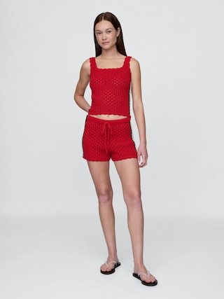 100% Cotton Crochet Easy Shorts | Gap (US)