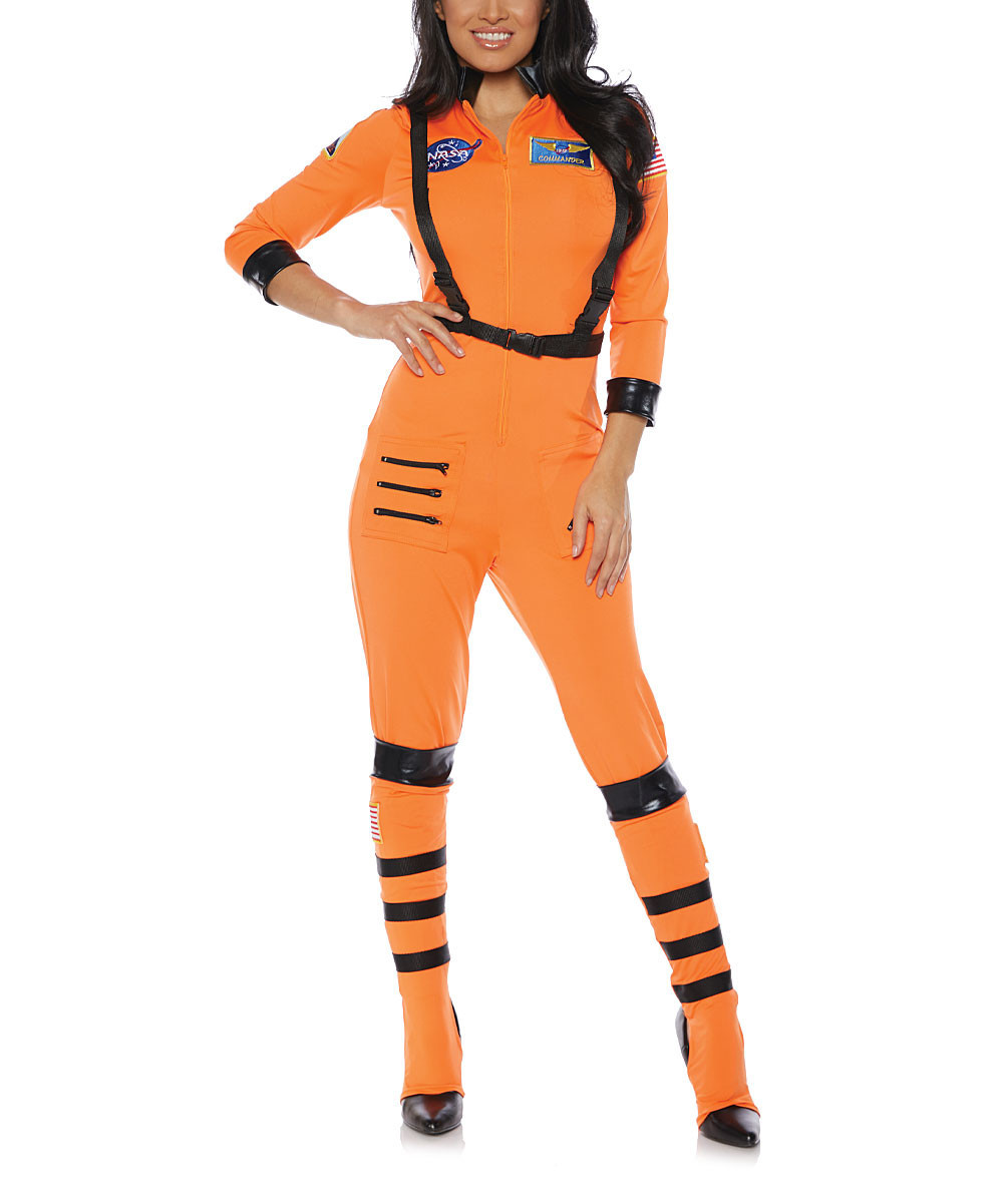 Underwraps Costumes Women's Costume Outfits Orange - NASA Orange Astronaut Costume - Women | Zulily