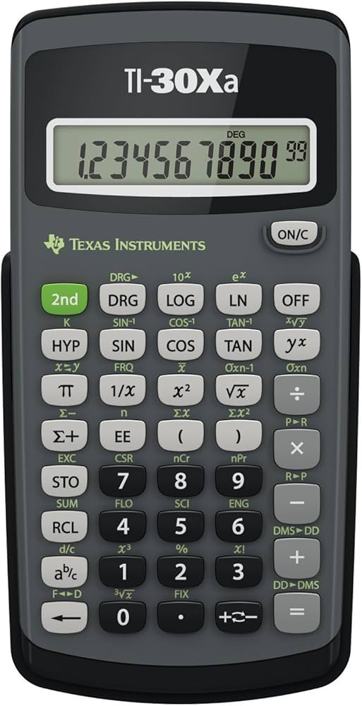 Texas Instruments TI-30Xa Scientific Calculator | Amazon (US)