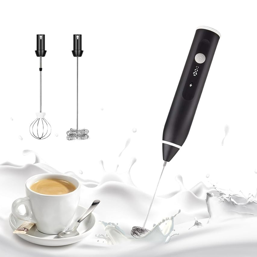 Zulay Original Milk Frother Handheld Foam Maker for Lattes - Whisk Drink Mixer for Coffee, Mini F... | Amazon (US)