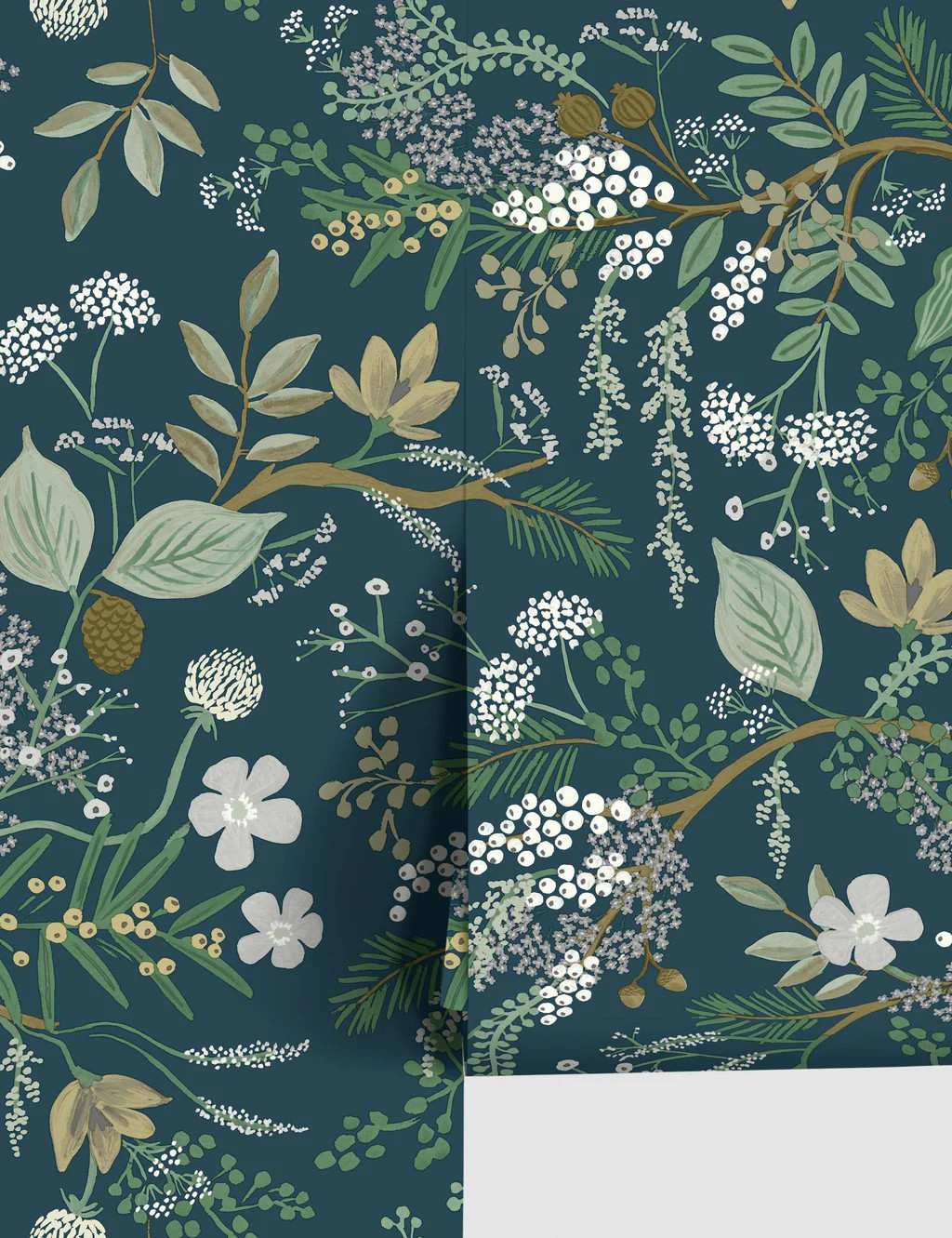 Juniper Forest Premium Peel + Stick Wallpaper by Rifle Paper Co. | Lulu and Georgia 