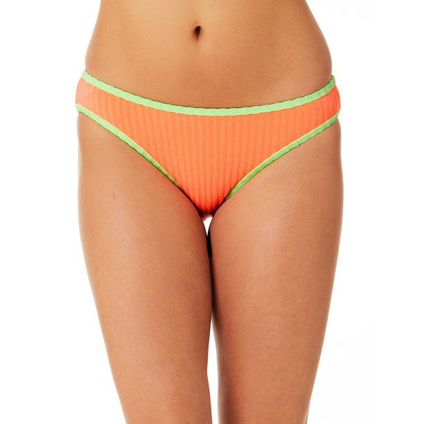 No Boundaries Ribbed Bikini Bottom - Walmart.com | Walmart (US)