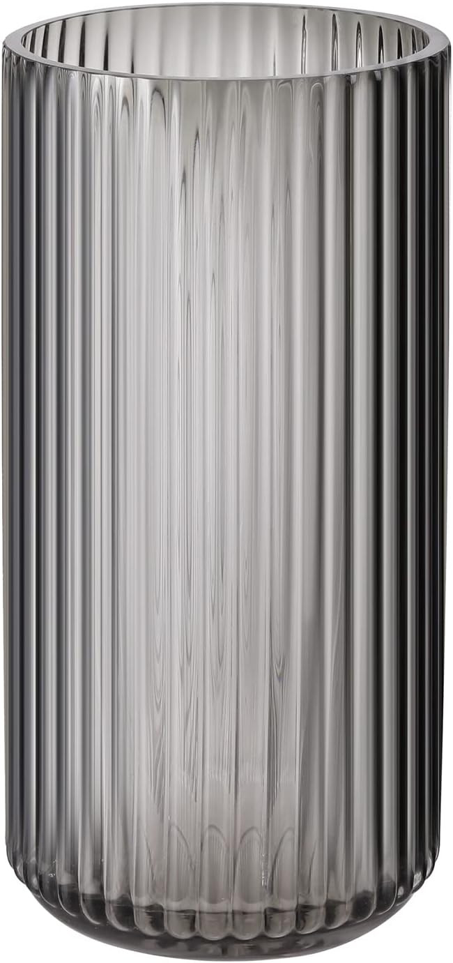 BUICCE Hand Blown Glass Flower Vase for Farmhouse Decor,Round Vintage Foding Bottles for Kitchen ... | Amazon (US)