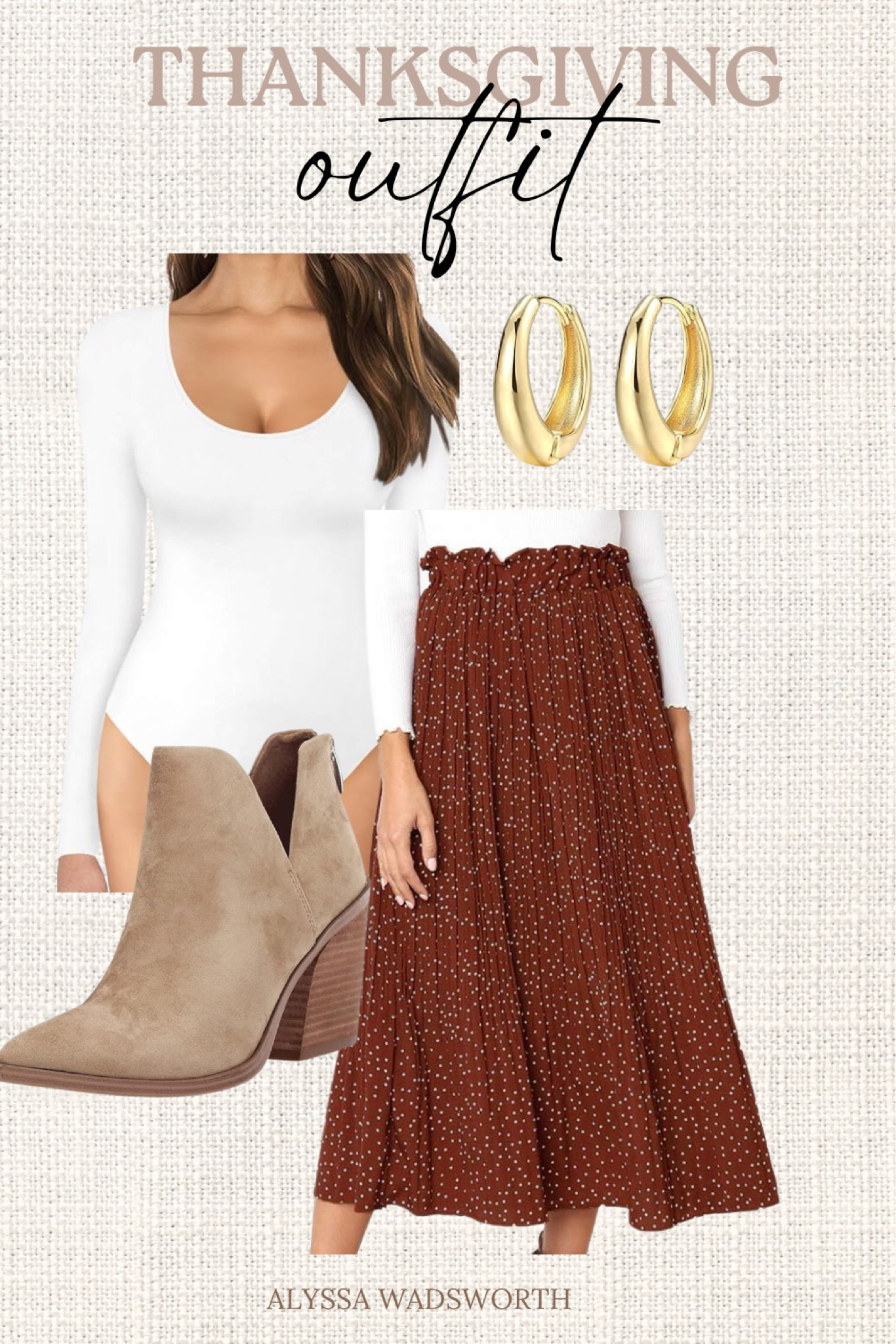 Amazon thanksgiving outfits. Family photo outfit. Fall outfit. Fall dresses. Holiday dress. MIDI skirt outfit. Maxi skirt outfit.  Amazon booties. Amazon fashion. Amazon finds. Gold hoop earrings. 

#LTKfindsunder50 #LTKHoliday #LTKstyletip