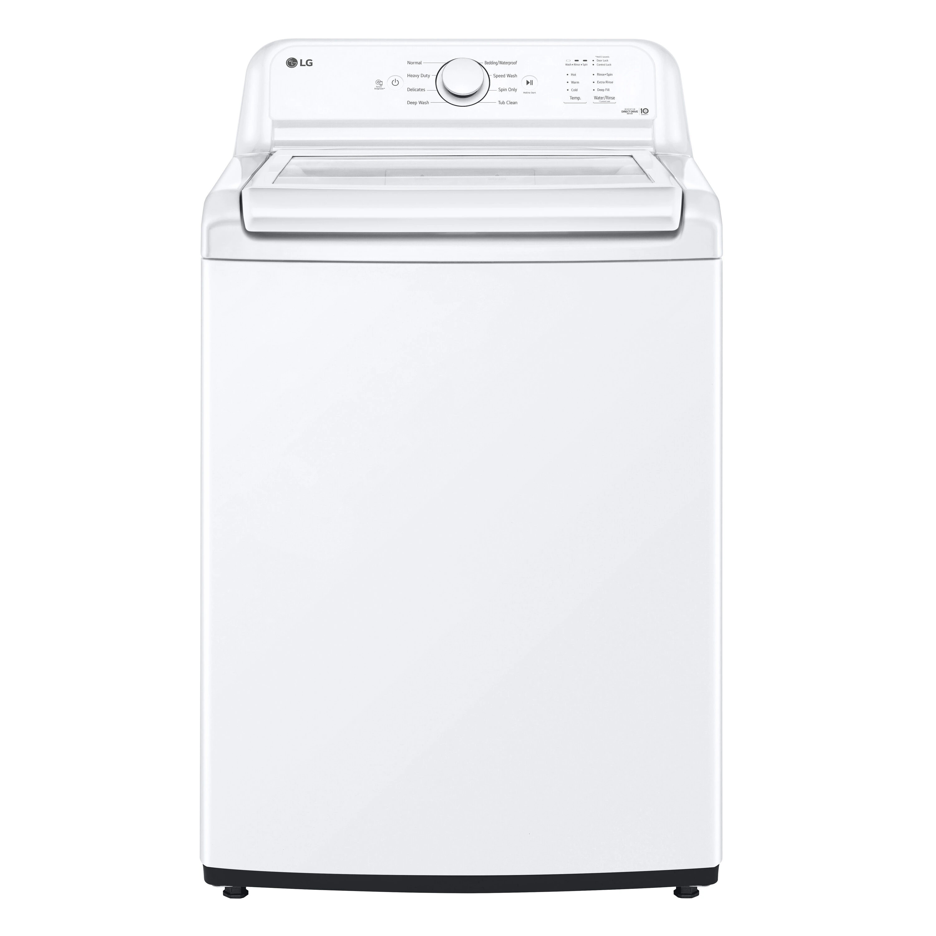LG Agitator Medium Top-Load Washer ( White ) Stainless Steel | WT6105CW | Lowe's