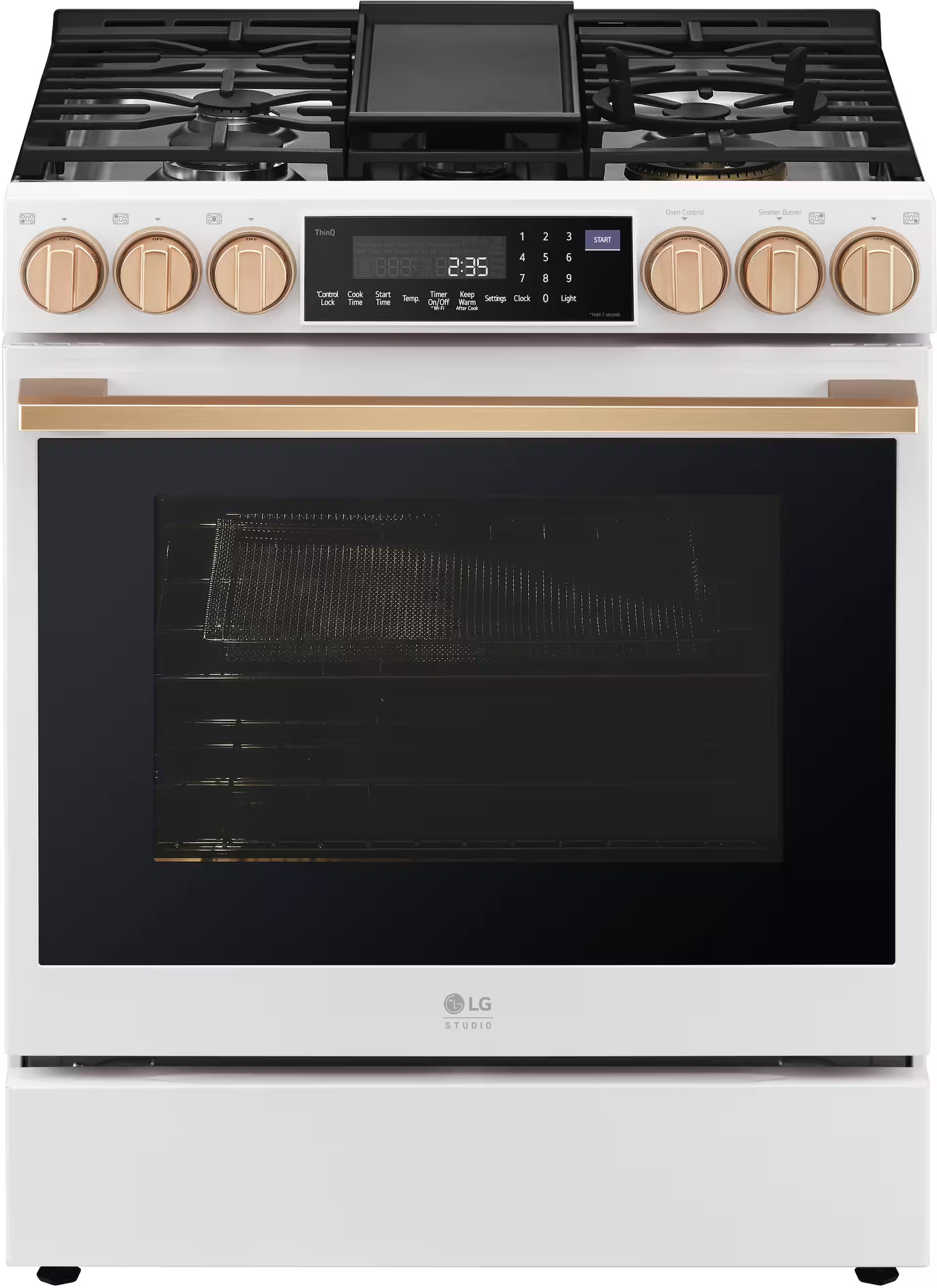 LG STUDIO 6.3 Cu. Ft. Slide-In Gas True Convection Range with EasyClean and Sous Vide Essence Whi... | Best Buy U.S.