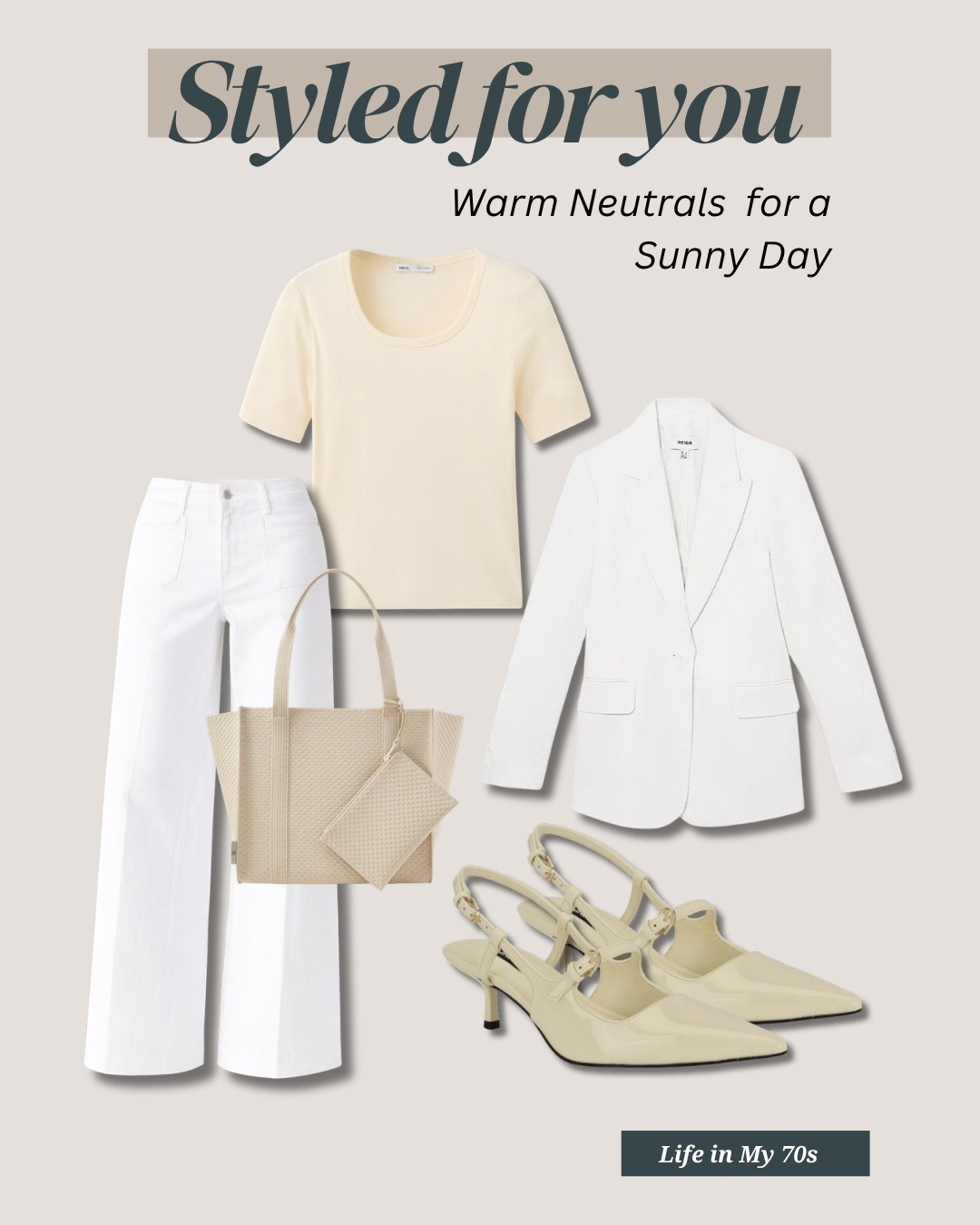 Warm Neutrals for a Sunny Day🌞

#LTKgrwm #LTKOver40 #LTKootd
