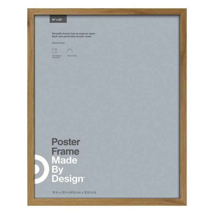 16" x 20" Poster Frame Oak - Made By Design™ | Target