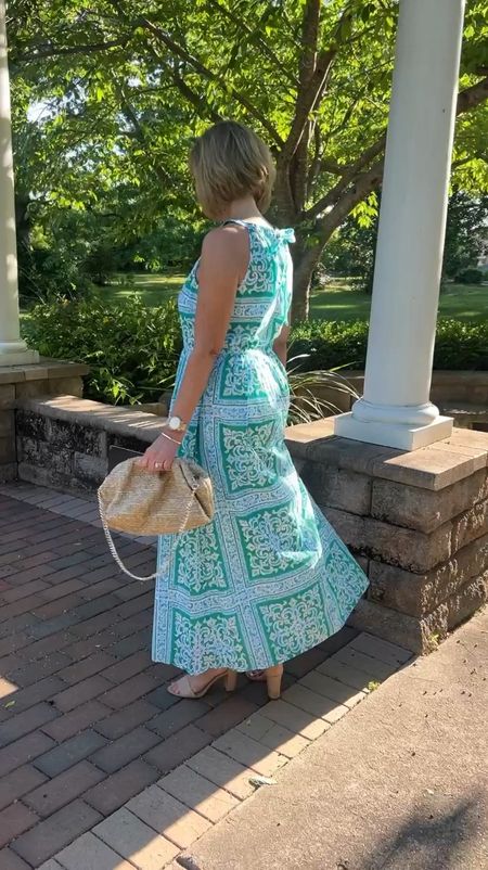 Obsessed with this maxi dress! 
Mother’s Day dress,
Beach vacation dress 
Special occasion dresss

#LTKSeasonal #LTKtravel #LTKover40