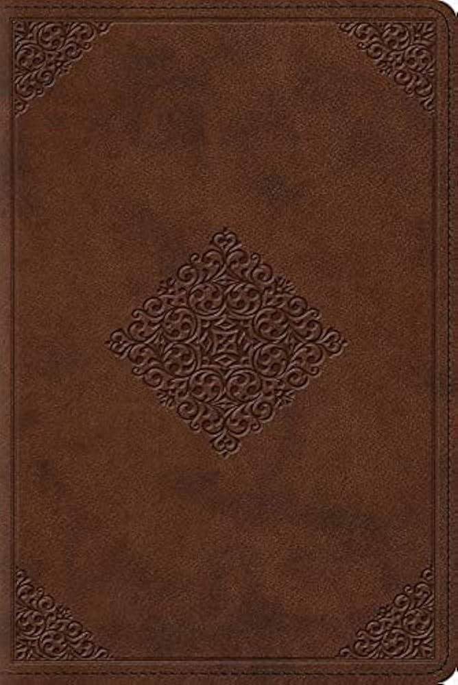 ESV Study Bible, Personal Size (TruTone, Saddle, Ornament Design) | Amazon (US)