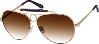 Zenni Men's Sunglasses Gold Metal Frame | Zenni Optical (US & CA)