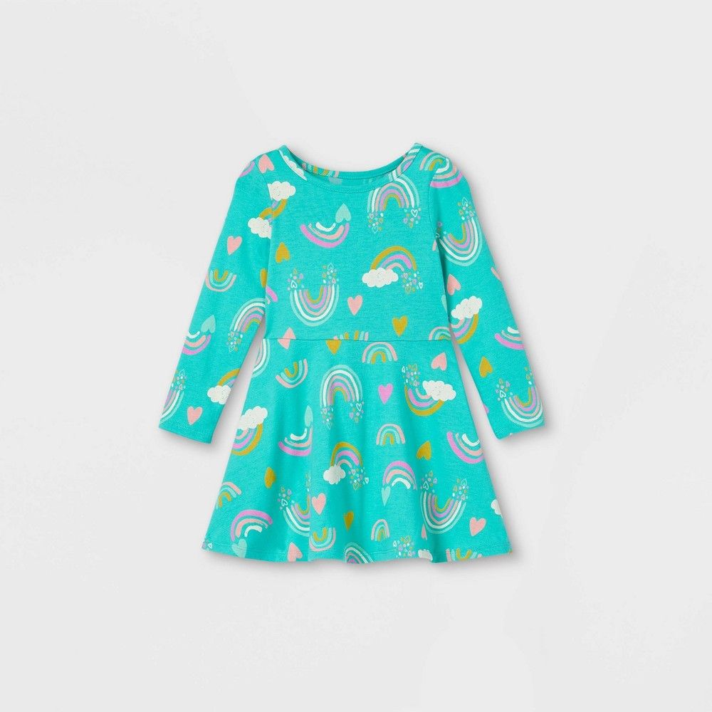 Toddler Girls' Knit Long Sleeve Dress - Cat & Jack™ | Target