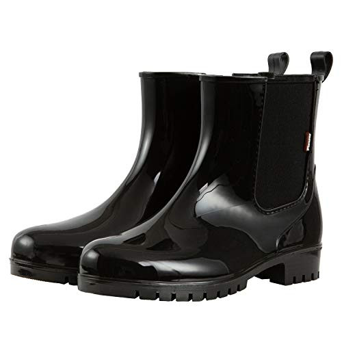 planone Short rain Boots for Women and Waterproof Garden Shoes，Anti-Slipping White Chelsea Rain... | Amazon (US)