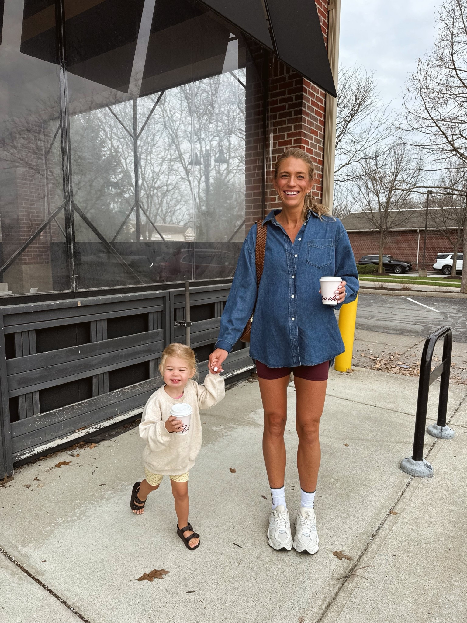 Matching set from my walk this morning is from @abercrombie   (size M & bump friendly)! My button up runs oversized and I’m in a medium 🩵

Activewear set, beach vacation, vacation outfit 2026

#LTKmomlife #LTKfitnessgoals #LTKActive @Aritzia @abercrombie 