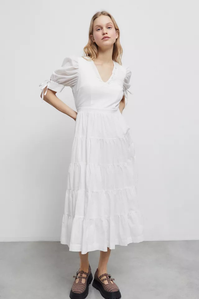 En Saison Romilla Midi Dress | Urban Outfitters (US and RoW)