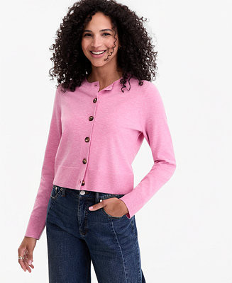On 34thWomen's Cropped Crewneck Cardigan | Macy's