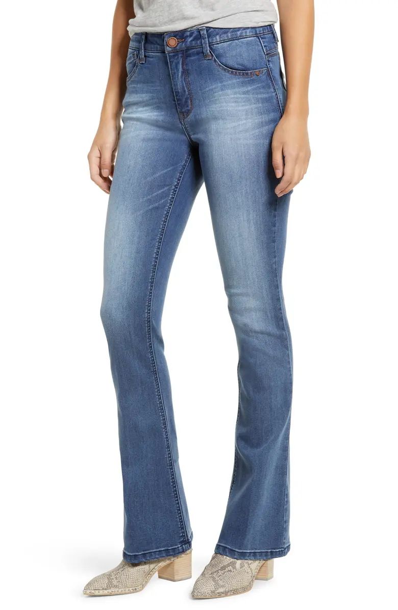 Wit & Wisdom Ab-Solution High Waist Itty Bitty Bootcut Jeans (Regular & Petite) (Nordstrom Exclus... | Nordstrom