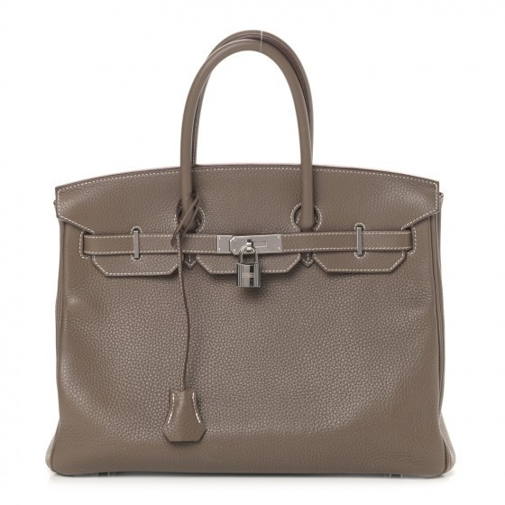 HERMES

Taurillon Clemence Birkin 35 Etoupe | Fashionphile