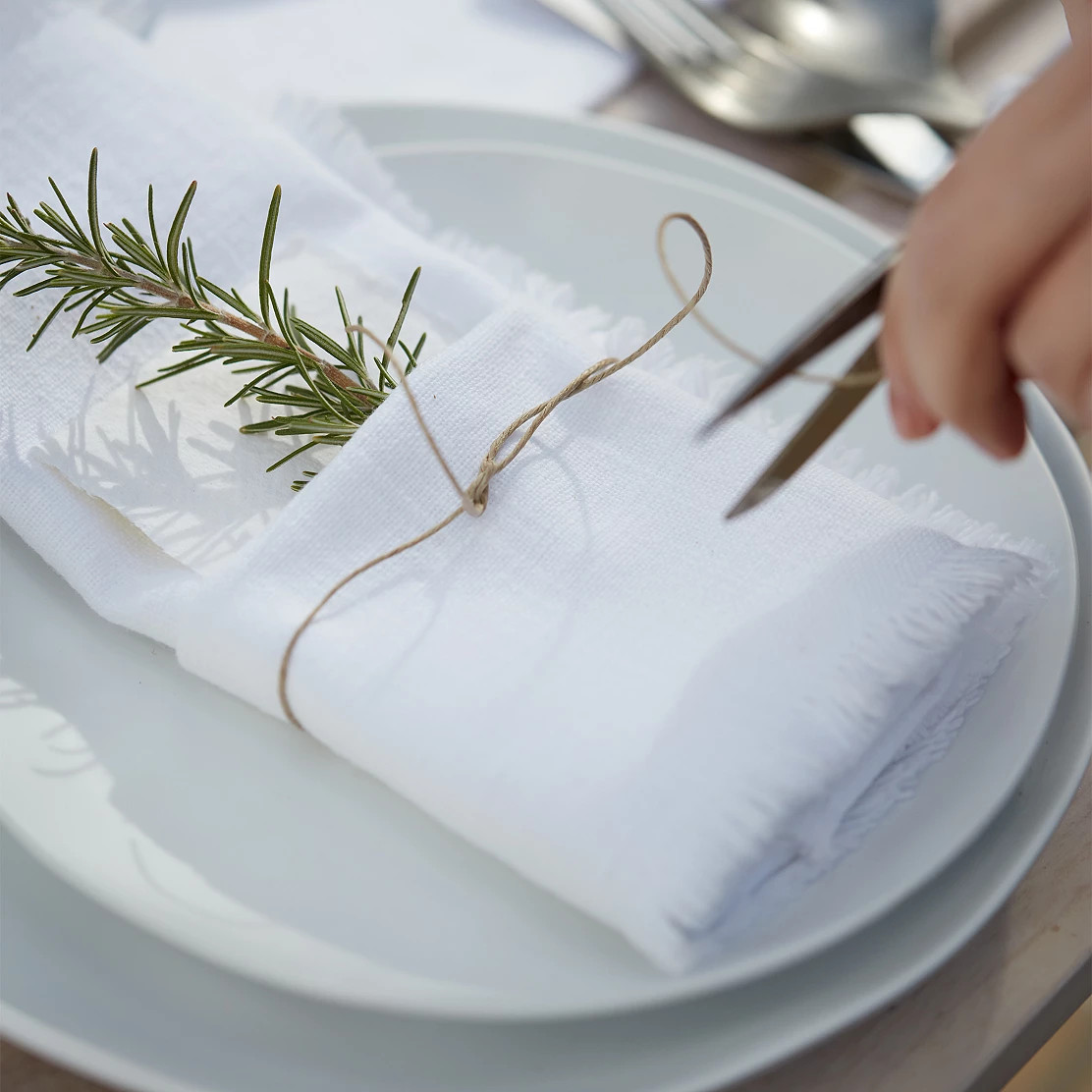 White Melamine Picnic Dinner Plate | The White Company (UK)