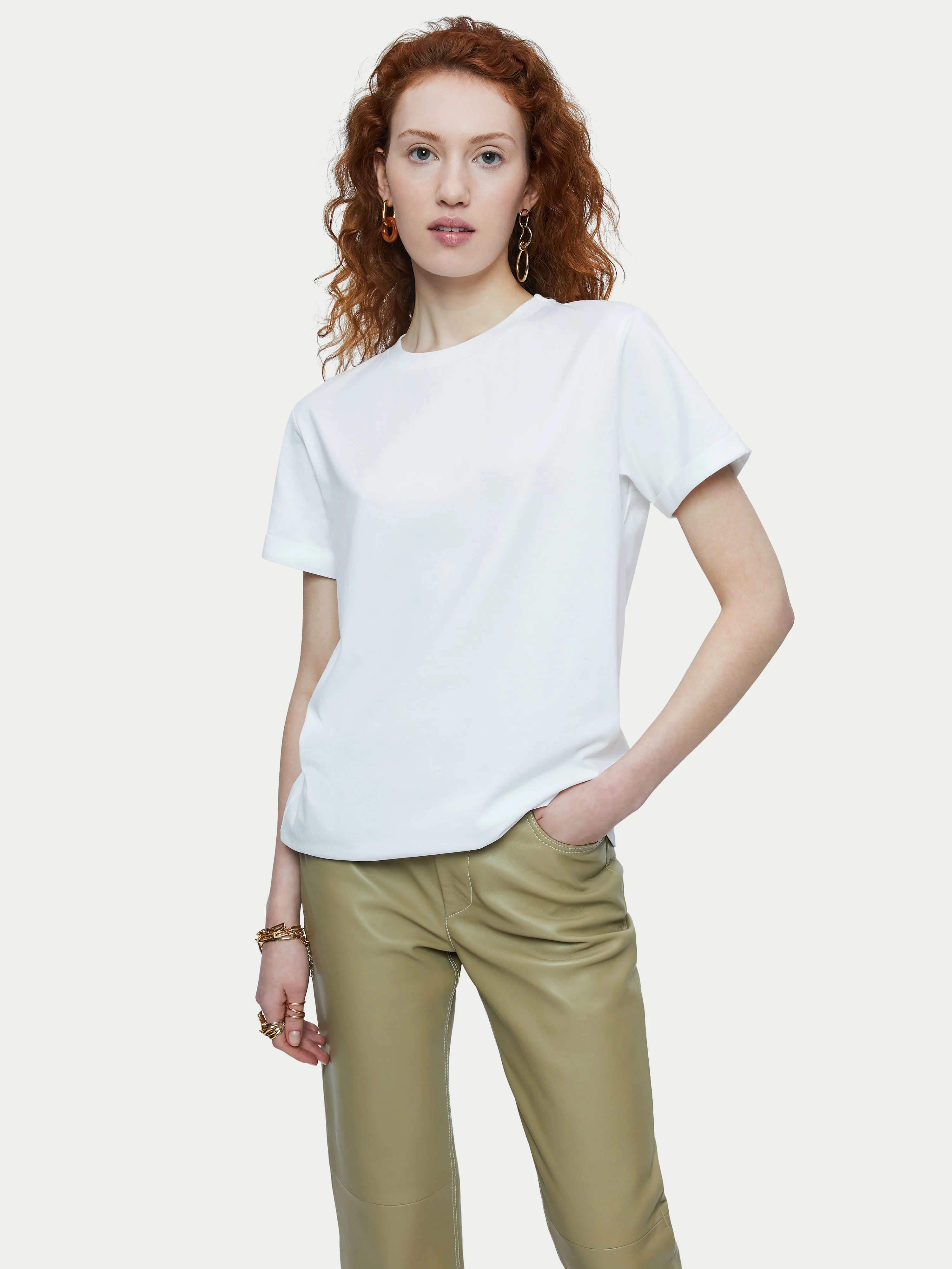 Hove Cotton Boyfriend Tee | Jigsaw (UK)